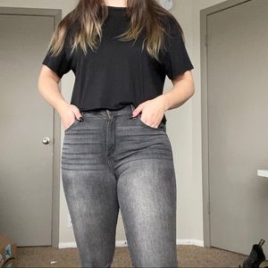 simone high rise super skinny anercrombie jeans